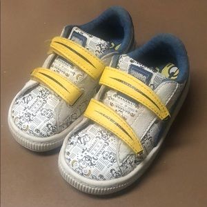 7c Toddler puma minion shoes